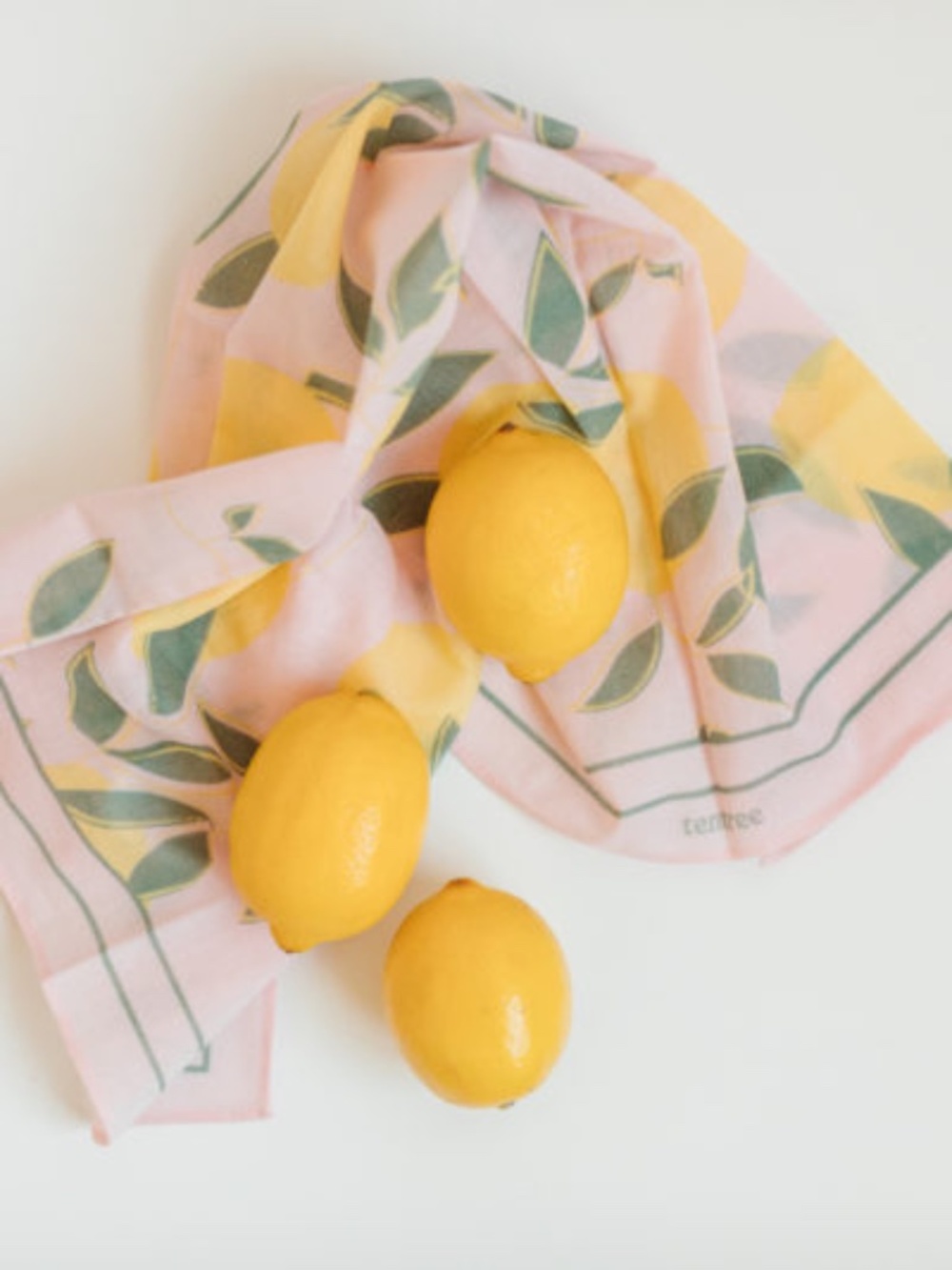 Tentree for the Jillybox Lemon Print Bandana